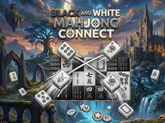 Spēle Black and White Mahjong Connect