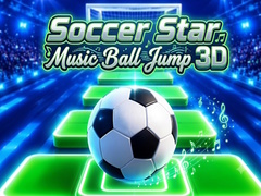 Spēle Soccer Star - Music Ball Jump 3D
