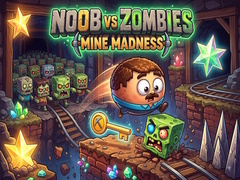 Spēle Noob vs Zombies: Mine Madness