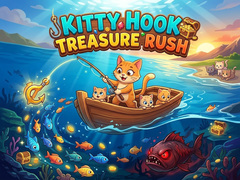 Spēle Kitty Hook Treasure Rush