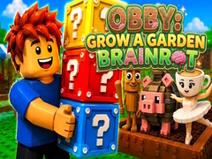Spēle Obby: Grow a Garden Brainrot