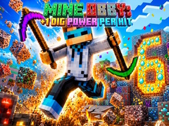 Spēle Mine Obby: +1 Dig Power per Hit