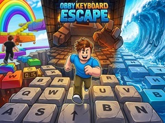 Spēle Obby Keyboard Escape