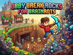 Spēle Obby: Break Rocks For Brainrots