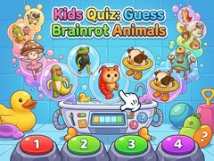 Spēle Kids Quiz: Guess Brainrot Animals 