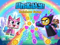 Spēle Unikitty Rainbow Swap