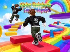 Spēle Obby Rainbow Parkour Two Player