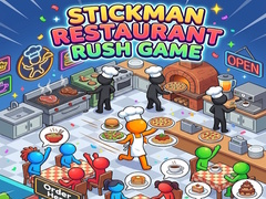 Spēle Stickman Restaurant Rush Game