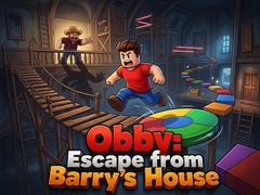 Spēle Obby: Escape from Barry’s House
