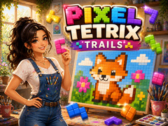 Spēle Pixel Tetrix Trails