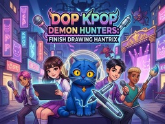 Spēle DOP KPop Demon Hunters: Finish Drawing Hantrix