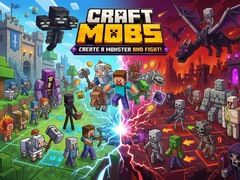 Spēle Craft Mobs: Create a Monster and Fight!