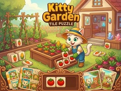 Spēle Kitty Garden Tile Puzzle