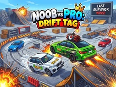 Spēle Noob vs Pro: Drift Tag