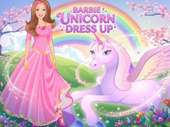Spēle Barbie unicorn dress up