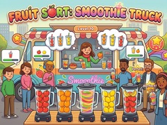 Spēle Fruit Sort: Smoothie Truck