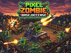 Spēle Pixel Zombie Base Defense