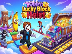 Spēle Obby: Lucky Block Heist
