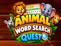 Spēle Animal Word Search Quest