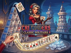 Spēle Tri Towers Classic Solitaire