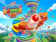 Spēle Stack Bounce 3D