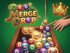 Spēle Pool Merge Drop