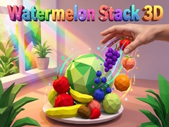 Spēle Watermelon Stack 3D