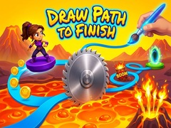 Spēle Draw Path To Finish