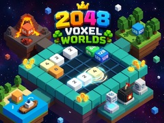 Spēle 2048 Voxel Worlds