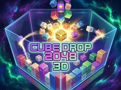 Spēle Cube Drop 2048 3D