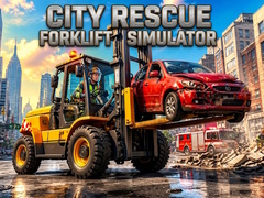 Spēle City Rescue Forklift Simulator