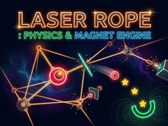 Spēle Laser Rope : Physics & Magnet Engine