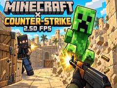 Spēle Minecraft Counter Strike: 2.5D FPS