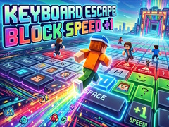 Spēle Keyboard Escape Block Speed +1