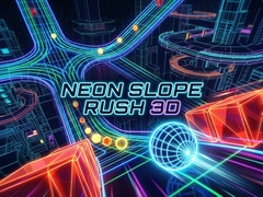 Spēle Neon Slope Rush 3D