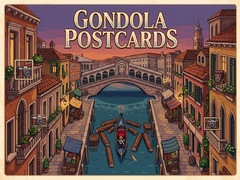 Spēle Gondola Postcards