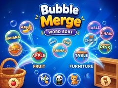 Spēle Bubble Merge: Word Sort