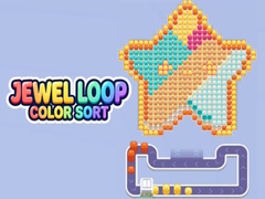 Spēle Jewel Loop Color Sort