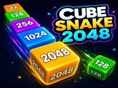 Spēle Cube Snake 2048