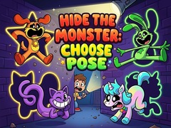 Spēle Hide the Monster: Choose Pose
