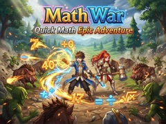 Spēle Math War: Quick Math Epic Adventure