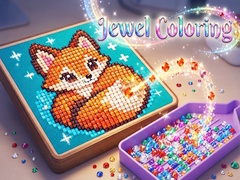 Spēle Jewel Coloring