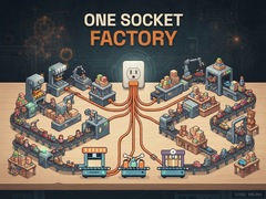 Spēle One Socket Factory