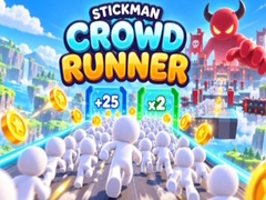 Spēle Stickman Crowd Runner 3D