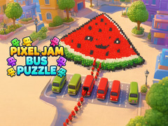Spēle Pixel Jam Bus Puzzle: Color Sort