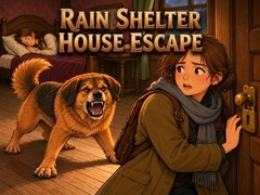 Spēle Rain Shelter House Escape
