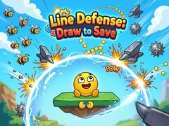 Spēle Line Defense Draw to Save