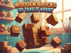 Spēle Wooden Blocks 3D Take It Apart