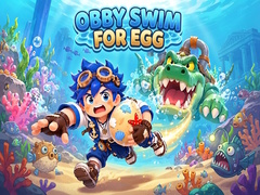 Spēle Obby Swim for Egg