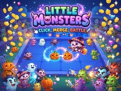 Spēle Little Monsters: Click, Merge, Battle 